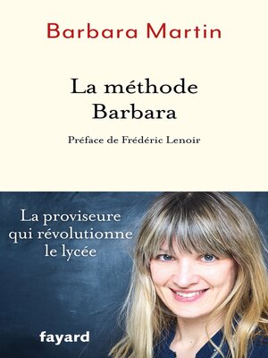 cover image of La méthode Barbara